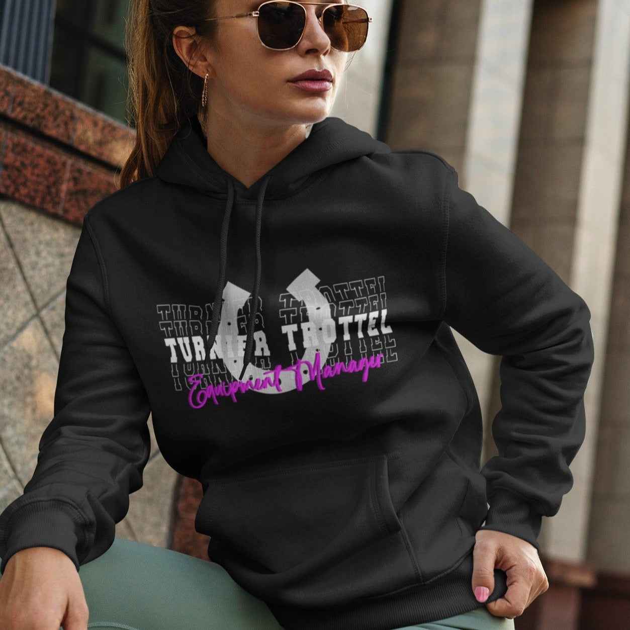 TT TurnierTrottel Damenhoodie, Equipment Manager Turnieroutfit