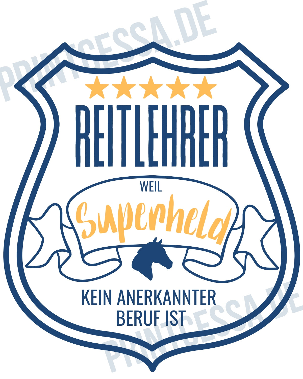 Hoodie für Reitlehrer, weil Superheld kein anerkannter Beruf ist - Printcessa Designdruck I Tierdruck