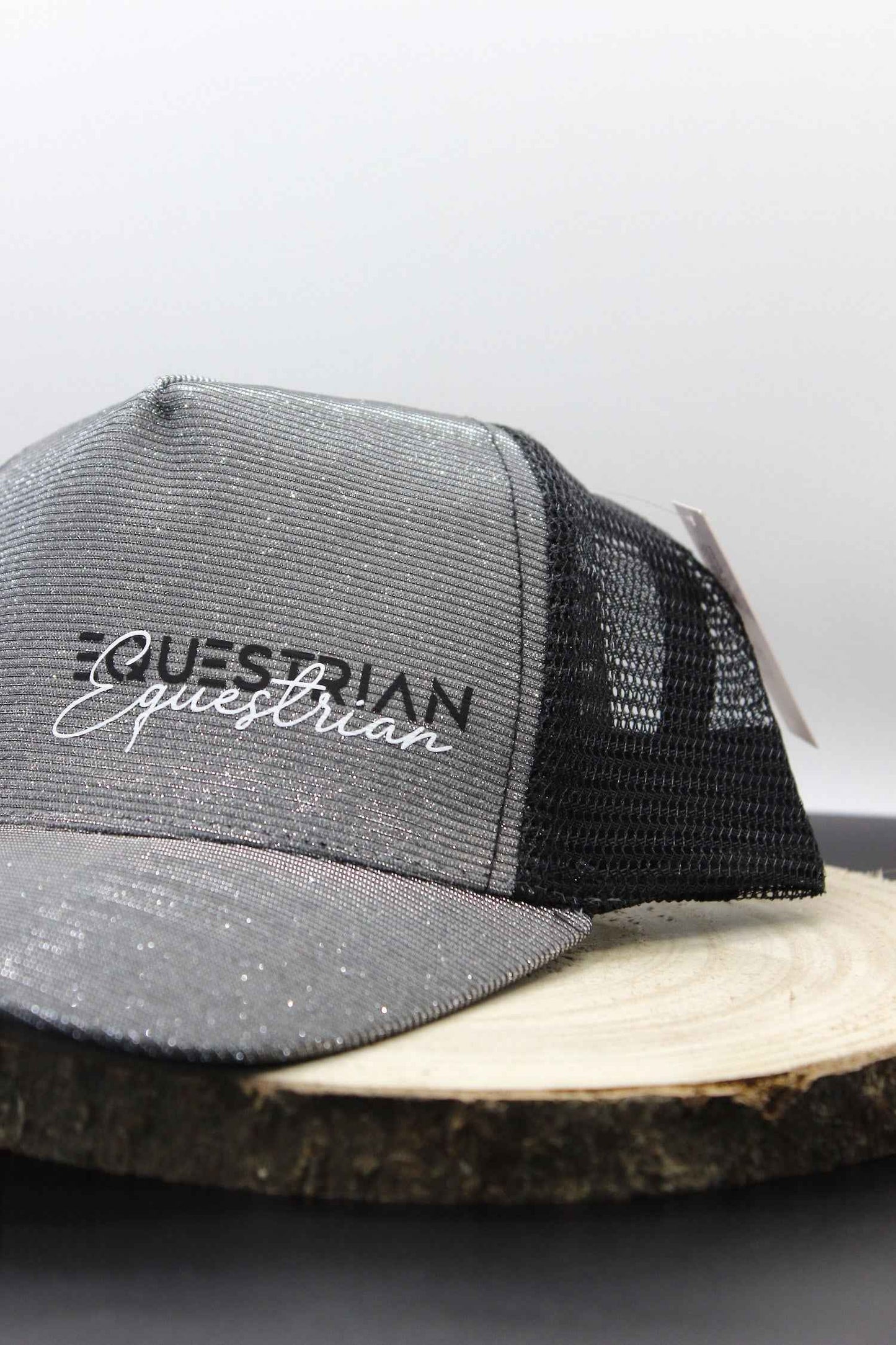 Glitzer Cap Pferdemotiv für Reiter – Elegante Baseball Cap mit Pferde-Design