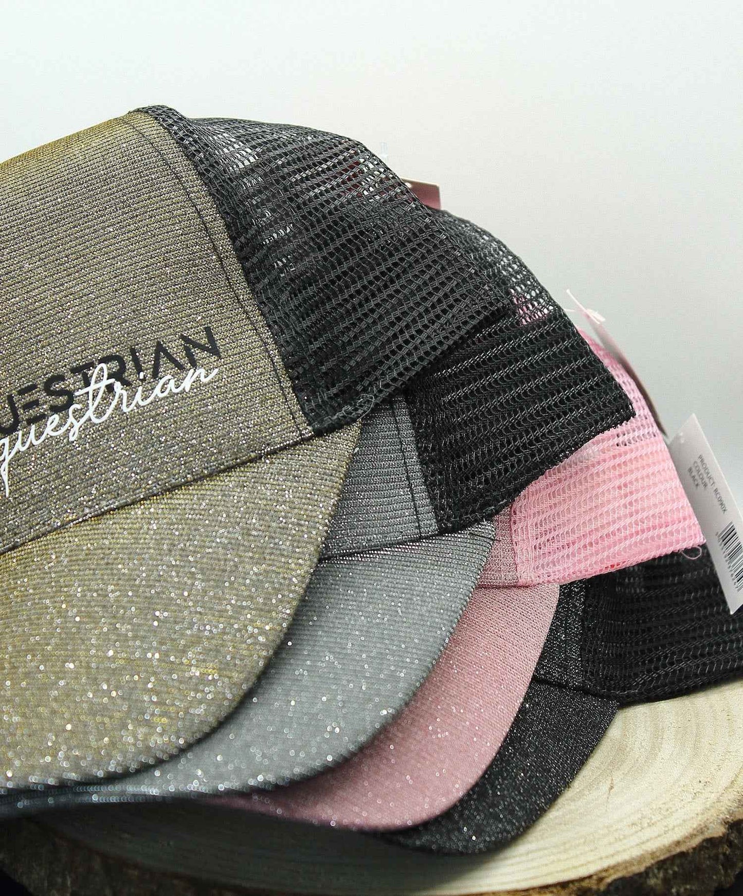 Glitzer Cap Pferdemotiv für Reiter – Elegante Baseball Cap mit Pferde-Design