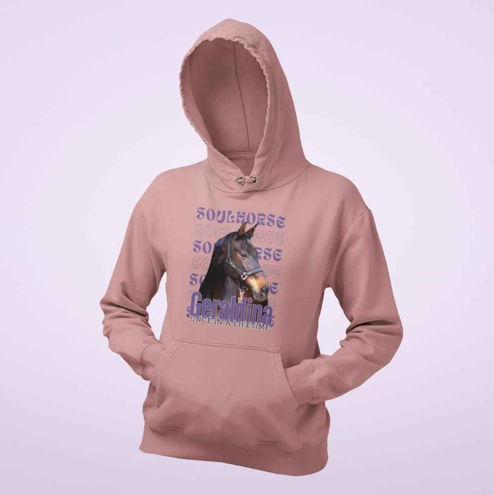 Soulhorse; personalisierter Pferde Hoodie für Frauen
