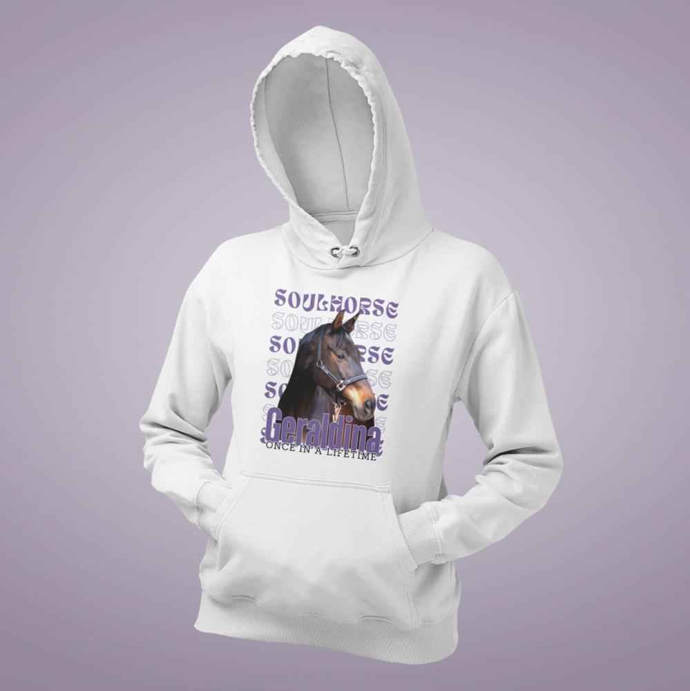 Soulhorse; personalisierter Pferde Hoodie für Frauen