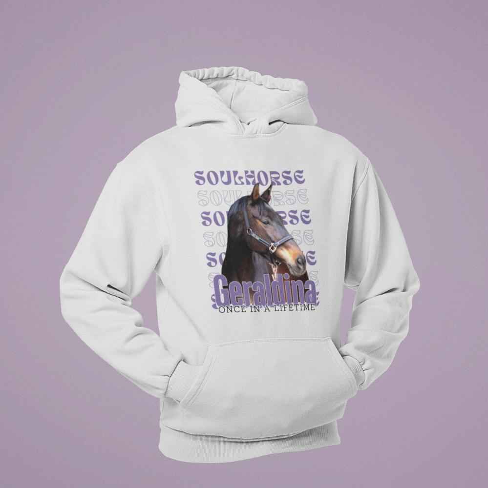 Soulhorse, personalisierter Pferde Hoodie Unisex