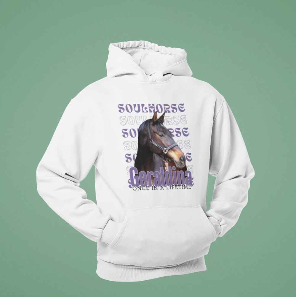 Soulhorse, personalisierter Pferde Hoodie Unisex