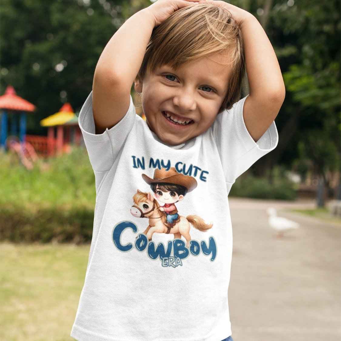 Kinder T-Shirt für Jungs, Cowboy Era
