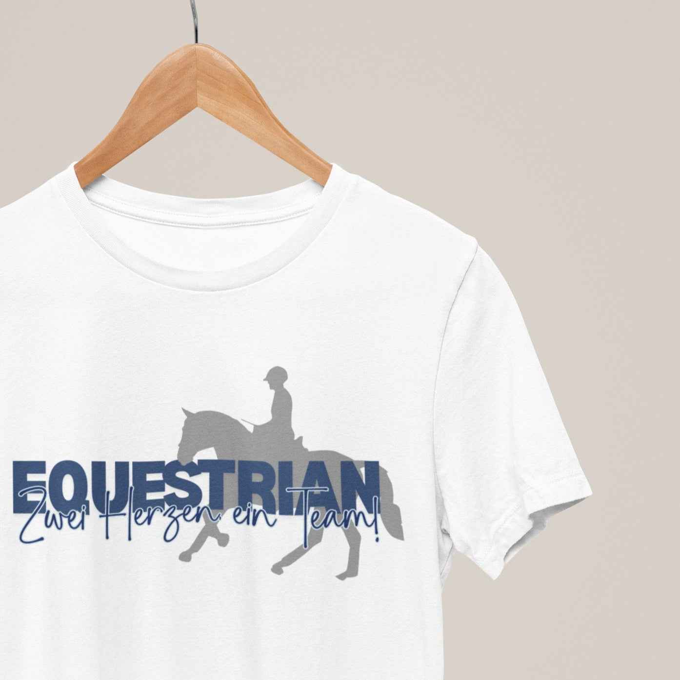 Equestrian Shirt 'Zwei Herzen, ein Team!' Unisex T-Shirt