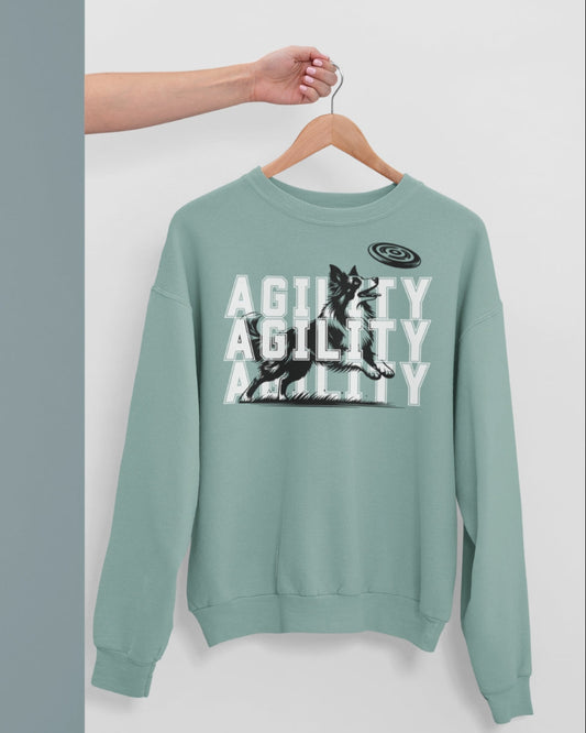 Pullover für aktive Hundebesitzer die gerne beim Agility teilnehmen mit ihren Hunden. Hochwertige Baumwoll Sweatshirts in tollen Farben zur Verfügung.