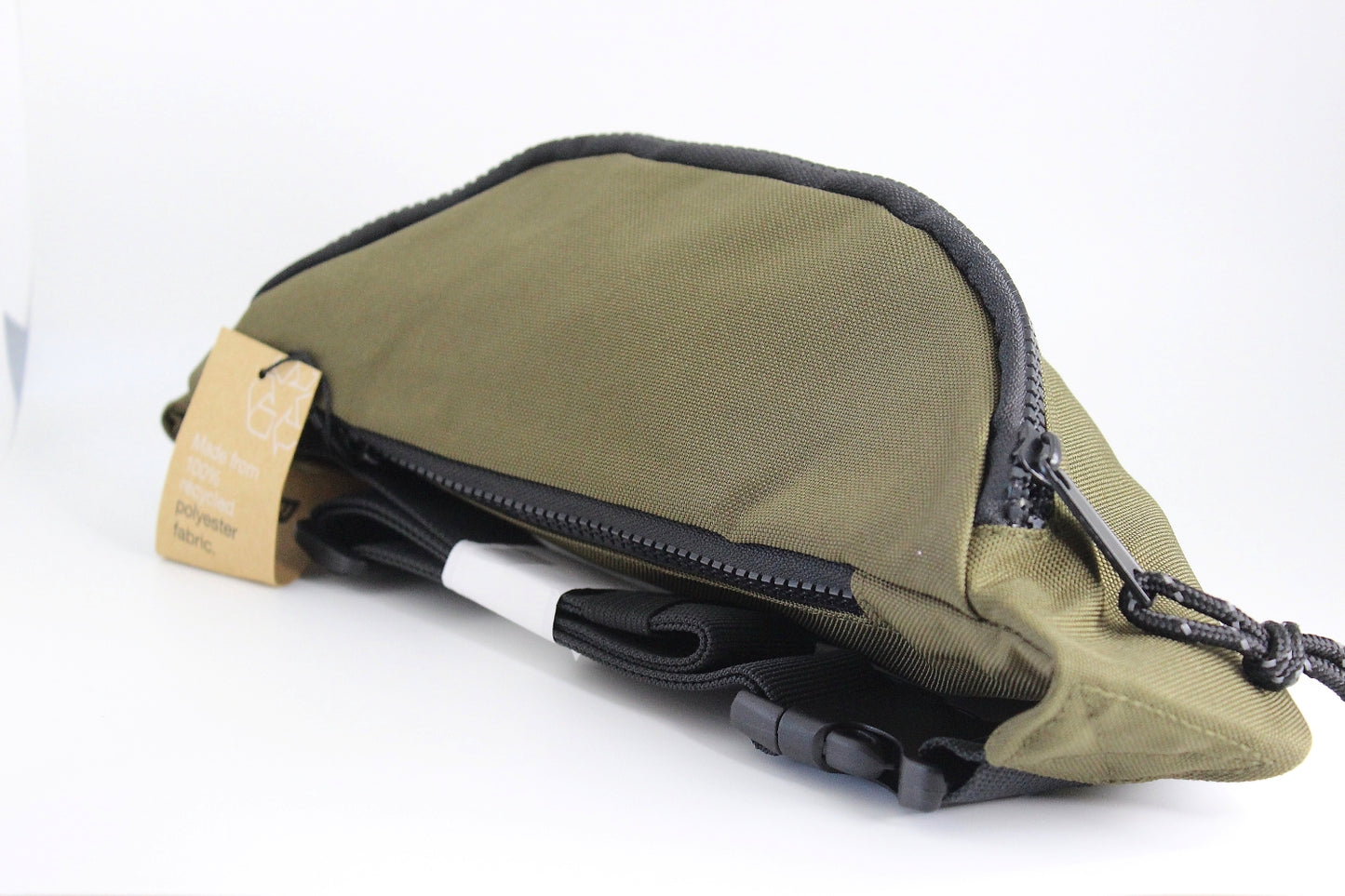 Bauchtasche für pferdefreunde Rückseite, Ansicht kleine hintere Tasche und Reisverschlüsse