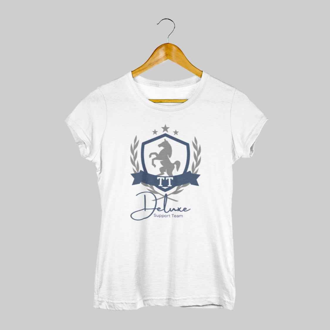 Damen Shirt TT Deluxe, Turnier Trottel Shirt für Turnierbegleitungen