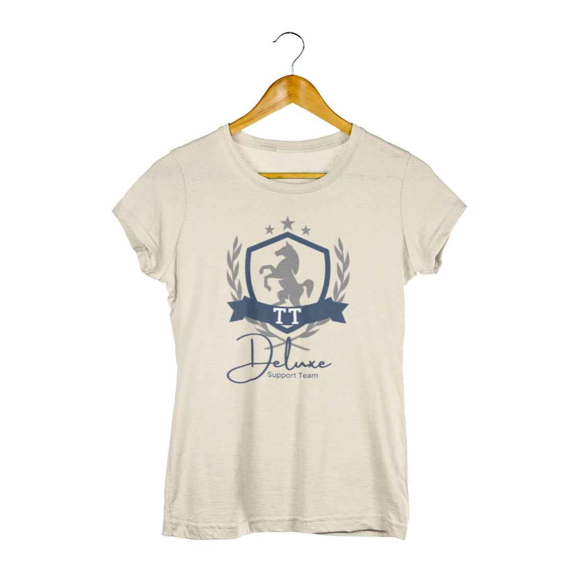Damen Shirt TT Deluxe, Turnier Trottel Shirt für Turnierbegleitungen