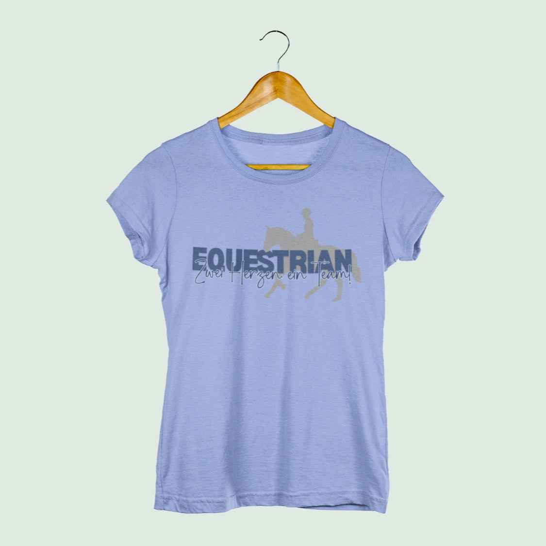 Equestrian Dameshirt, Zwei Herzen, ein Team