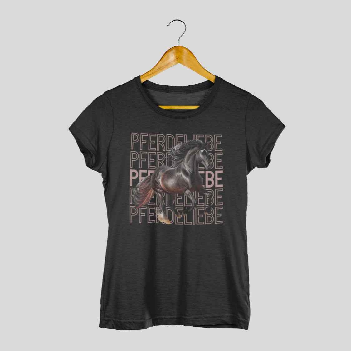 T-Shirt "Pferdeliebe", Pferdemotiv für Frauen