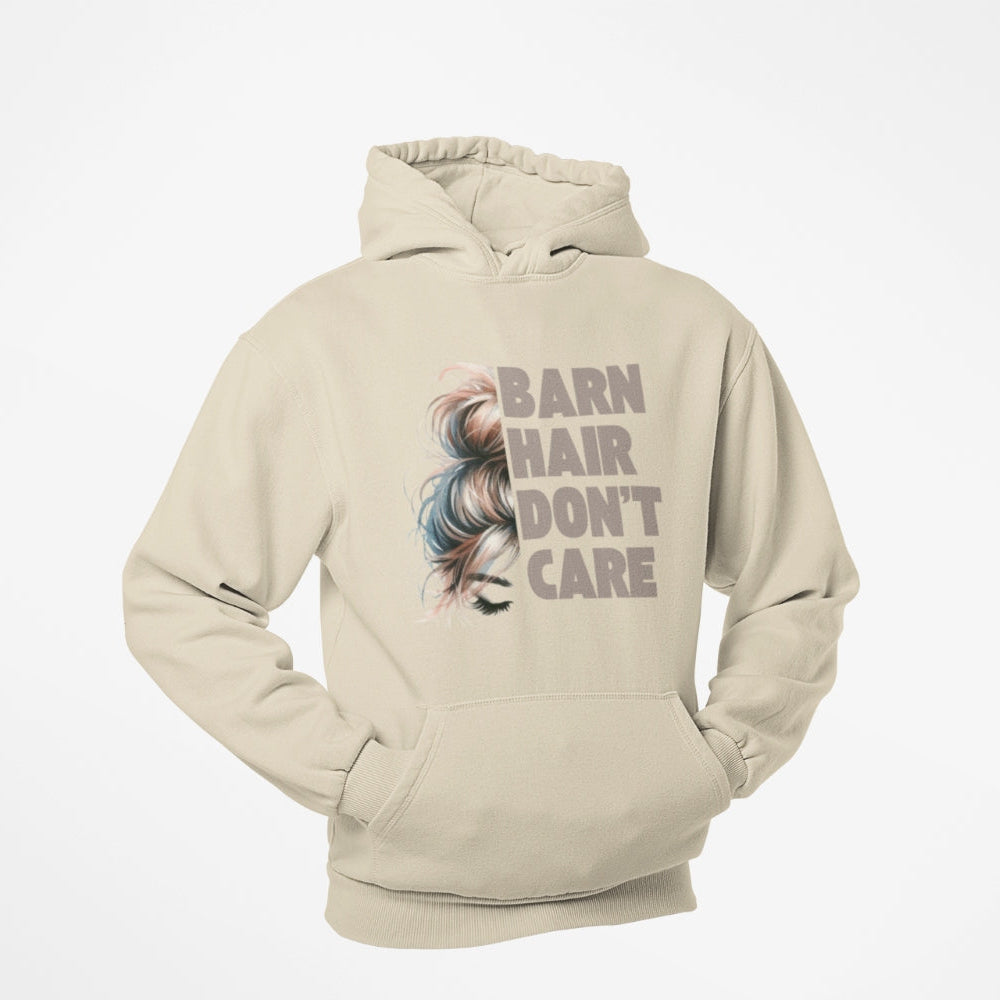 Unisex Hoodie für Reiterinnen cooler Print 'Barn Hair Dont Care'