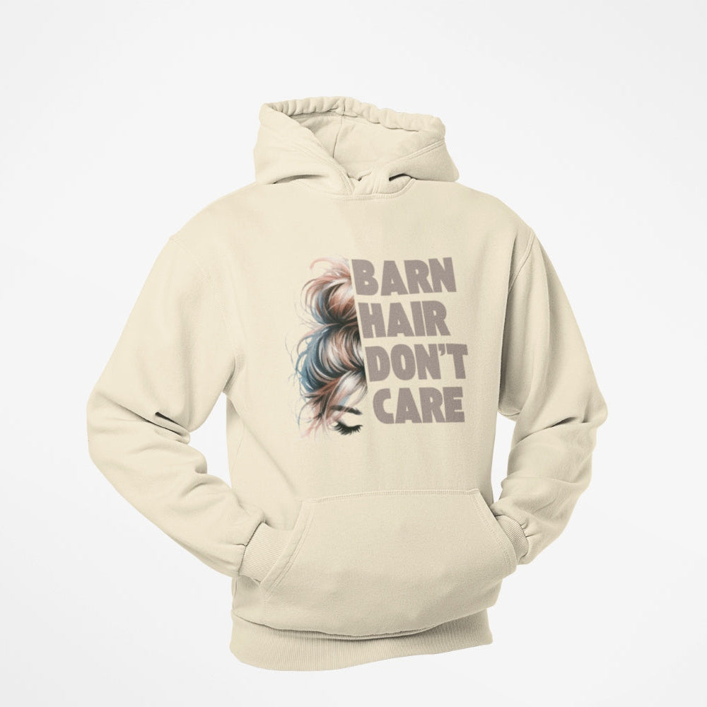 Unisex Hoodie für Reiterinnen cooler Print 'Barn Hair Dont Care'