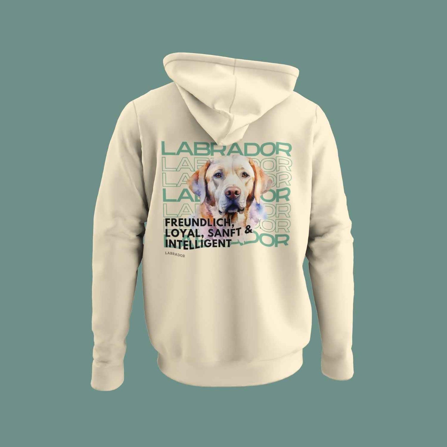 Labrador-Motiv Hoodie – Goldener oder Schoki-Labrador