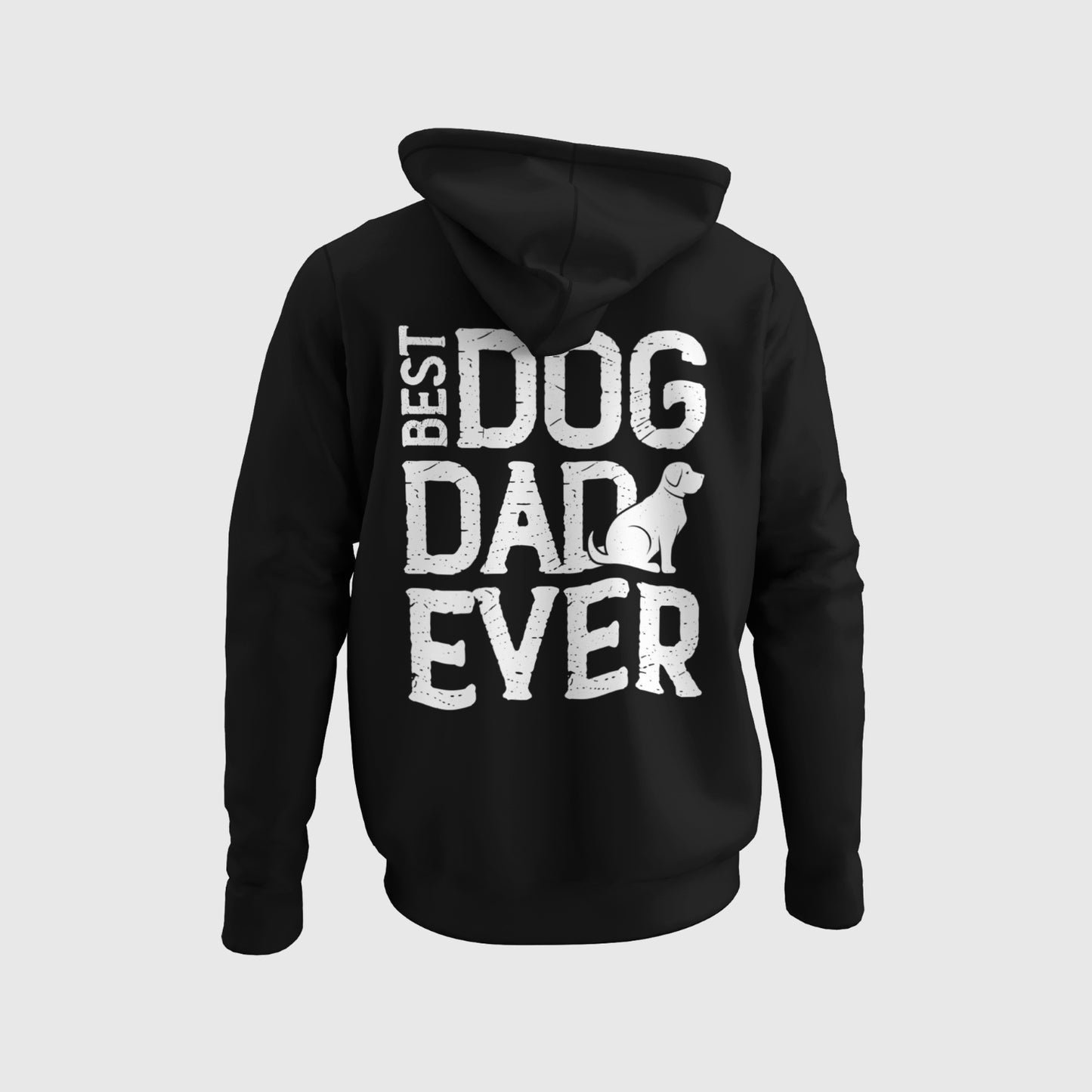 Hoodie "best dog dad ever" Hundemotiv Herrchen