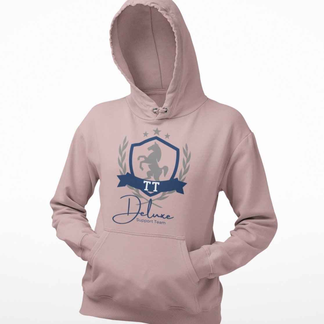 Damen Hoodie TT Deluxe, Pferdekapuzenpullover Turnier Trottel