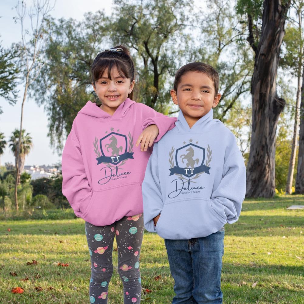 Turnier Hoodie Kinder, TT Deluxe Turnierreiter Kapuzenpulli