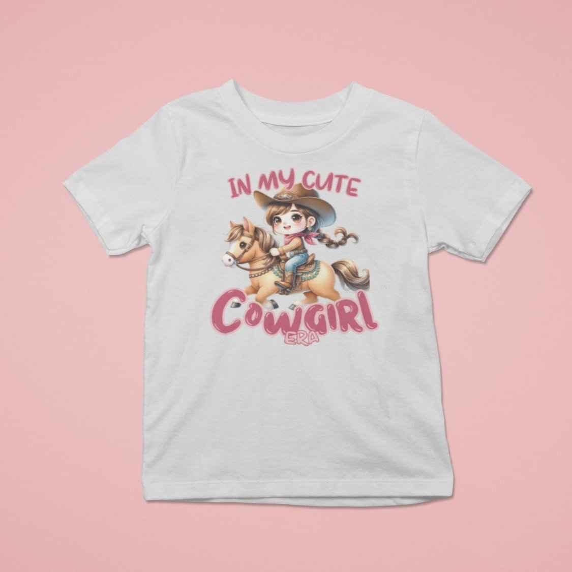Kinder T-Shirt "cute Cowgirl era" Ponyshirt für Mädchen