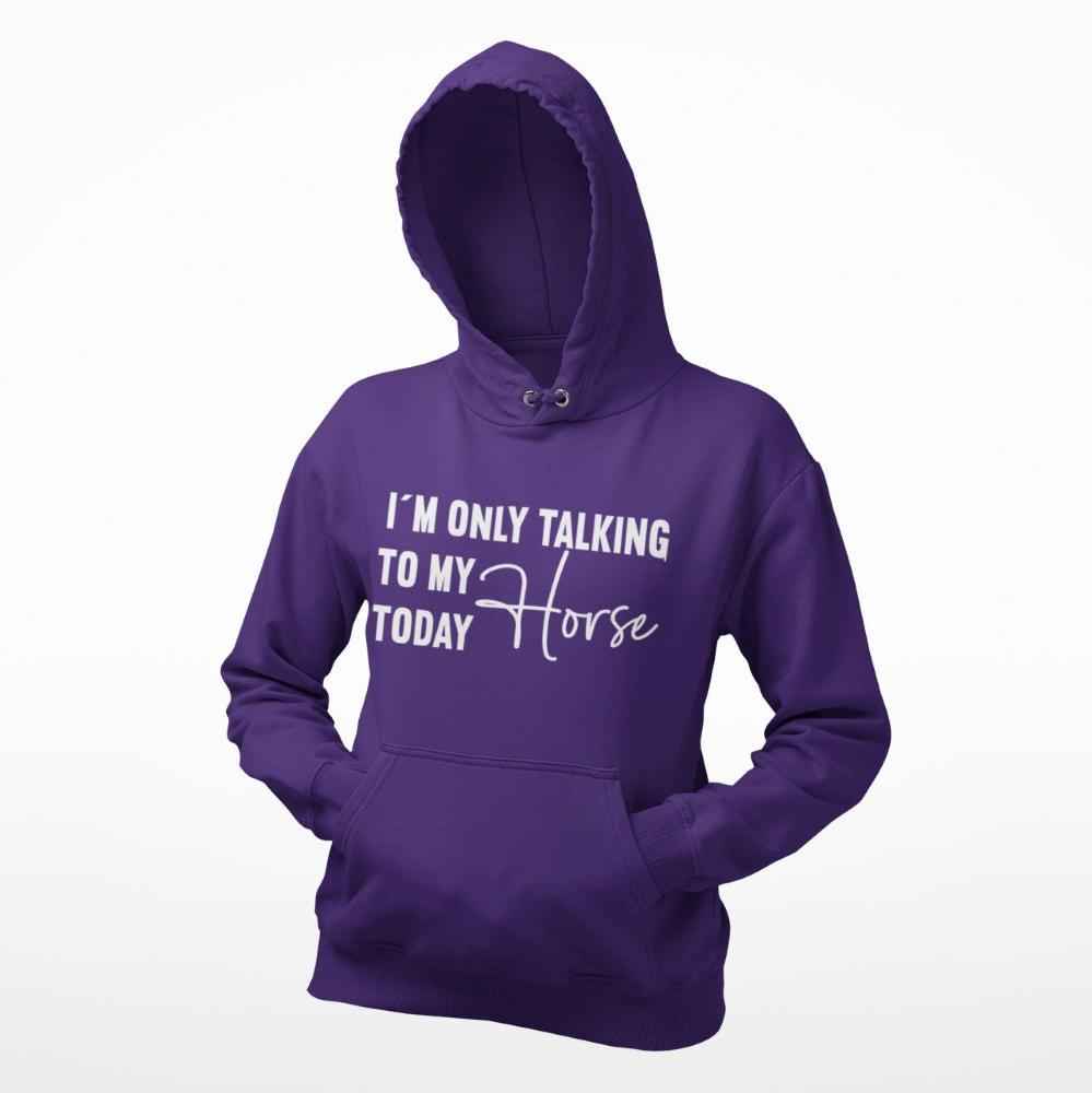 Damen Pferdepullover "I´m only talking to my horse today"
