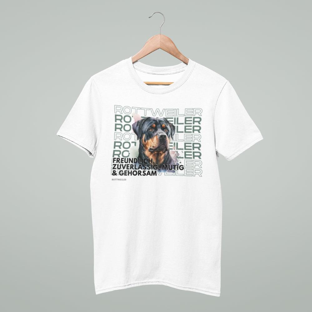Rottweiler- Motiv Shirt, Kollektion Rasseportrait
