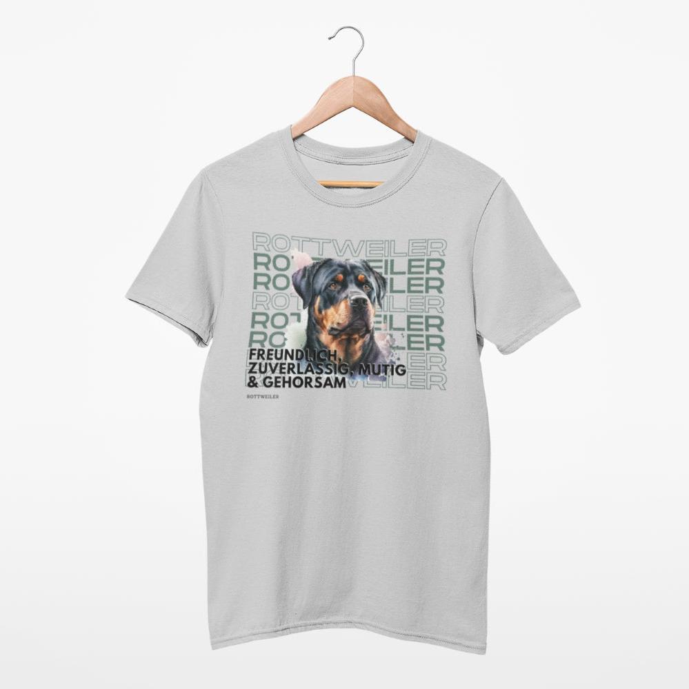 Rottweiler- Motiv Shirt, Kollektion Rasseportrait