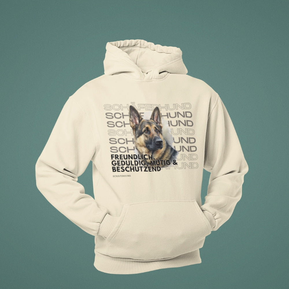 Hoodie Schäferhund Motiv, Rasseportrait