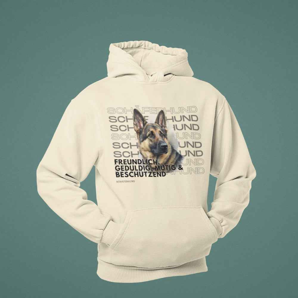 Hoodie Schäferhund Motiv, Rasseportrait