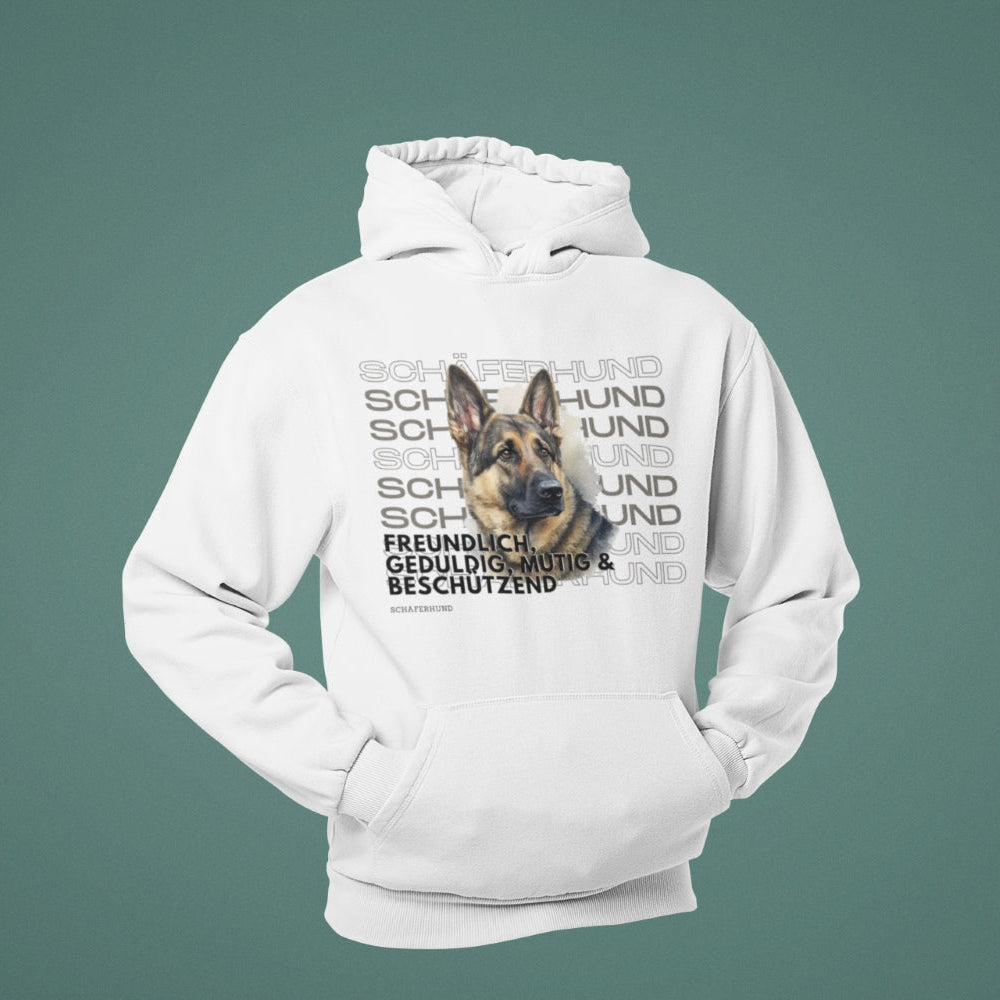 Hoodie Schäferhund Motiv, Rasseportrait