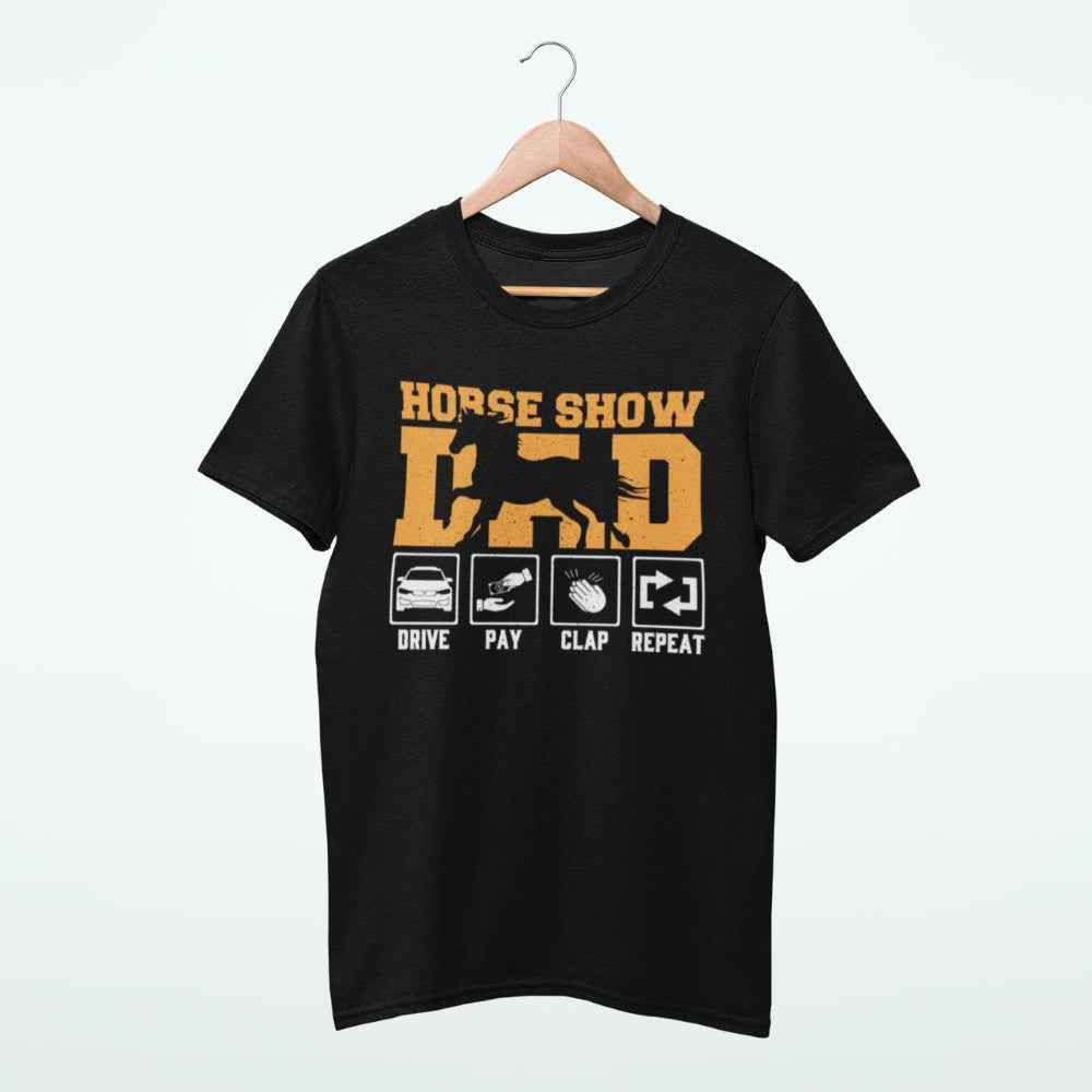 T-Shirt "Horse Show Dad" Pferde Papa