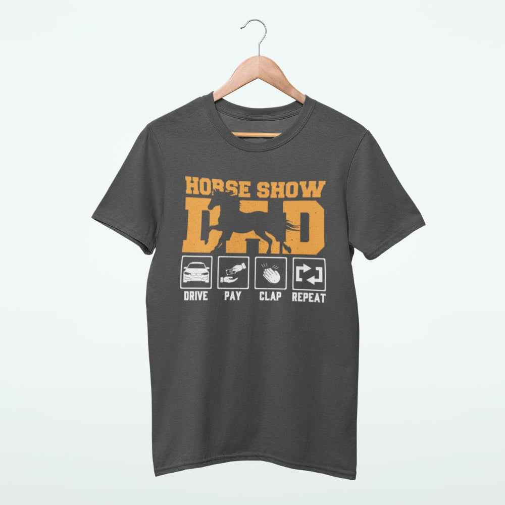 T-Shirt "Horse Show Dad" Pferde Papa