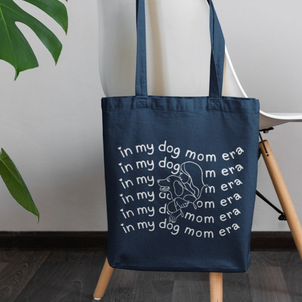 stoffbeutel hundeliebe, print 'in my dog mom era'