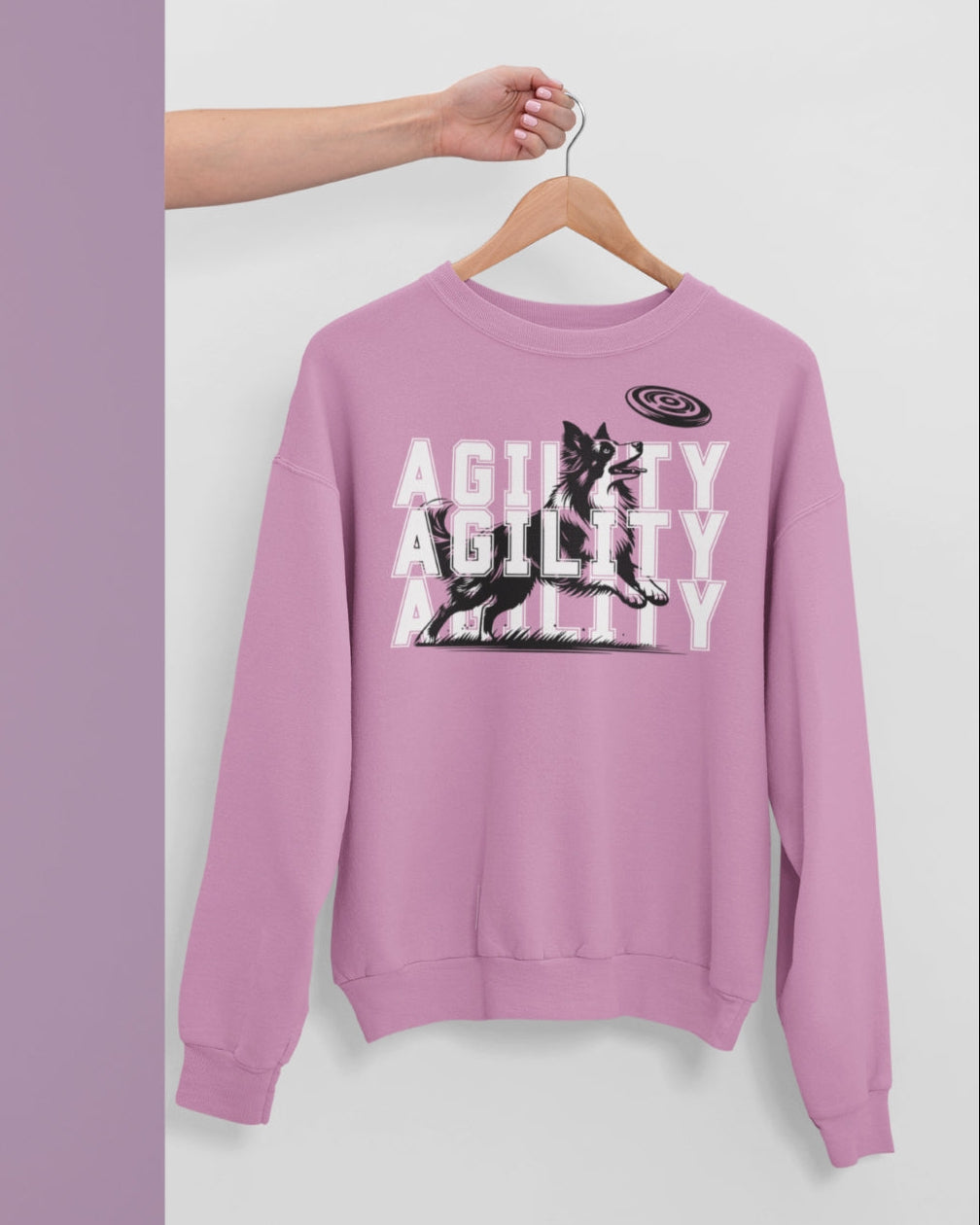 Pullover für aktive Hundebesitzer die gerne beim Agility teilnehmen mit ihren Hunden. Hochwertige Baumwoll Sweatshirts in tollen Farben zur Verfügung.