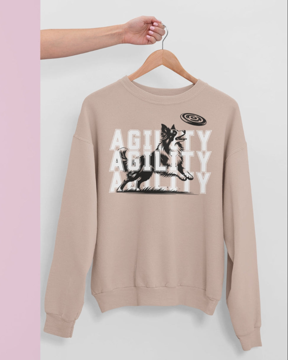 Pullover für aktive Hundebesitzer die gerne beim Agility teilnehmen mit ihren Hunden. Hochwertige Baumwoll Sweatshirts in tollen Farben zur Verfügung.