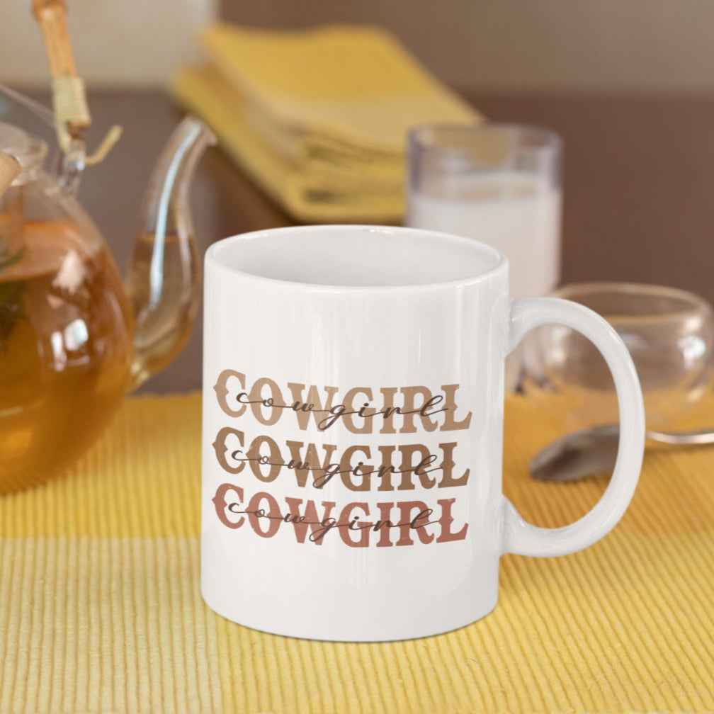 Keramiktasse Cowgirl Westernreiten – Perfekte Tasse für Reiterinnen