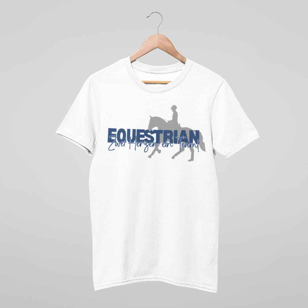 Equestrian Shirt 'Zwei Herzen, ein Team!' Unisex T-Shirt