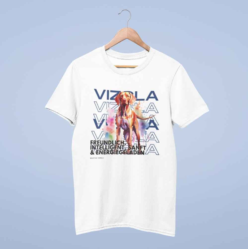 Rasseportrait Unisex-Shirt Magyar Vizsla, Hundeshirt