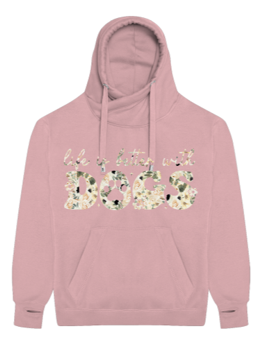 Hoodie Hundeliebe "life is better with dogs"