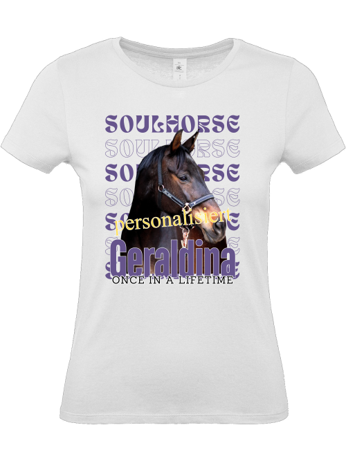 Soulhorse; personalisiertes Pferdeshirt Damen