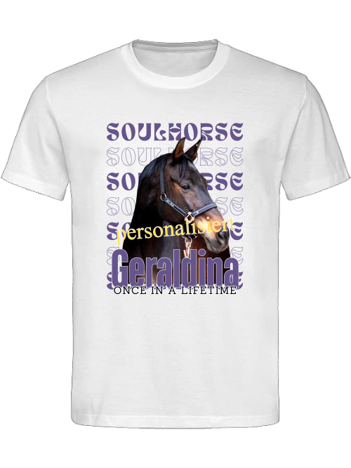 Soulhorse personalisiertes Pferdeshirt, Unisex