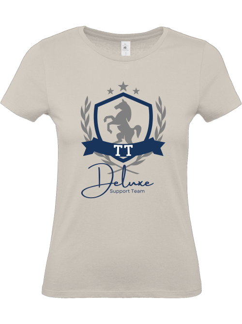 Damen Shirt TT Deluxe, Turnier Trottel Shirt für Turnierbegleitungen