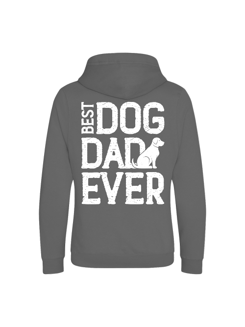 Hoodie "best dog dad ever" Hundemotiv Herrchen