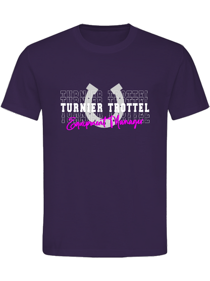 Unisex T-Shirt Turnier Trottel, Equipment Manager, TT