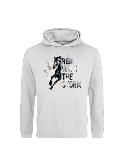 Pferdepullover "ride with the storm" Unisex Hoodie