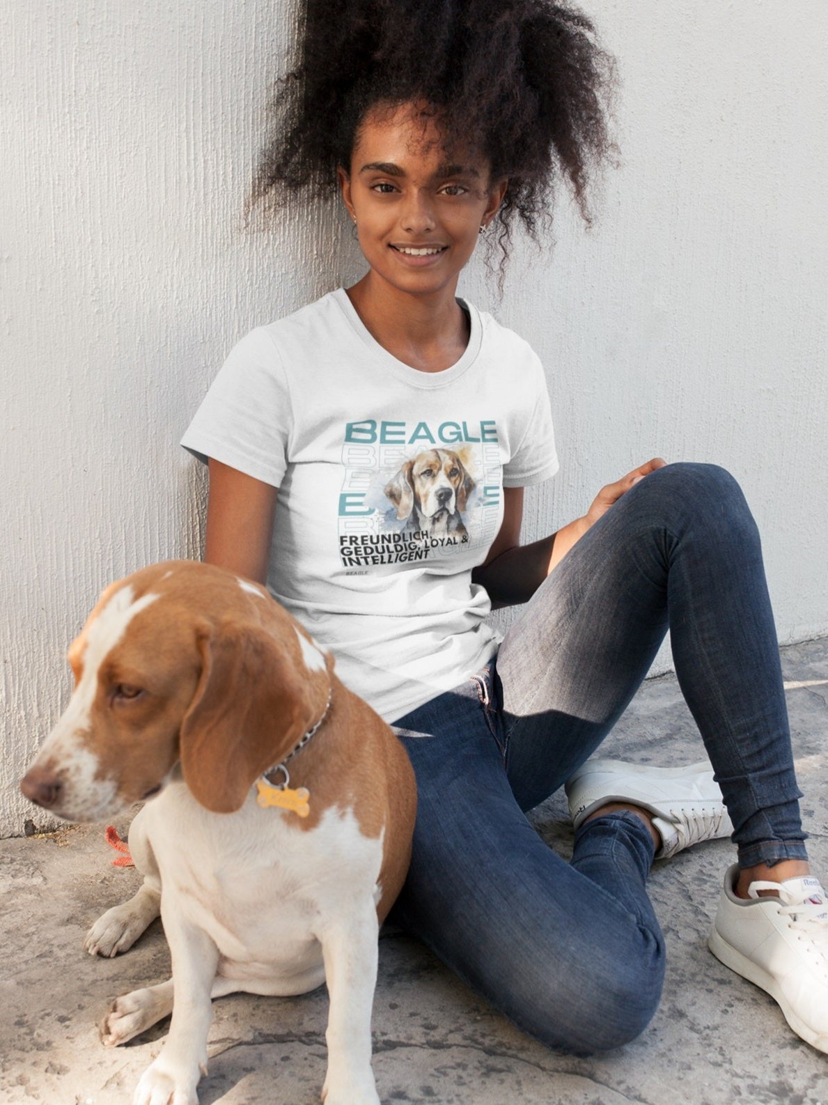 Beagle Shirt für Hundebesitzer, Geschenkidee für Beagle Freunde, und Besitzer der Hunderasse Beagle