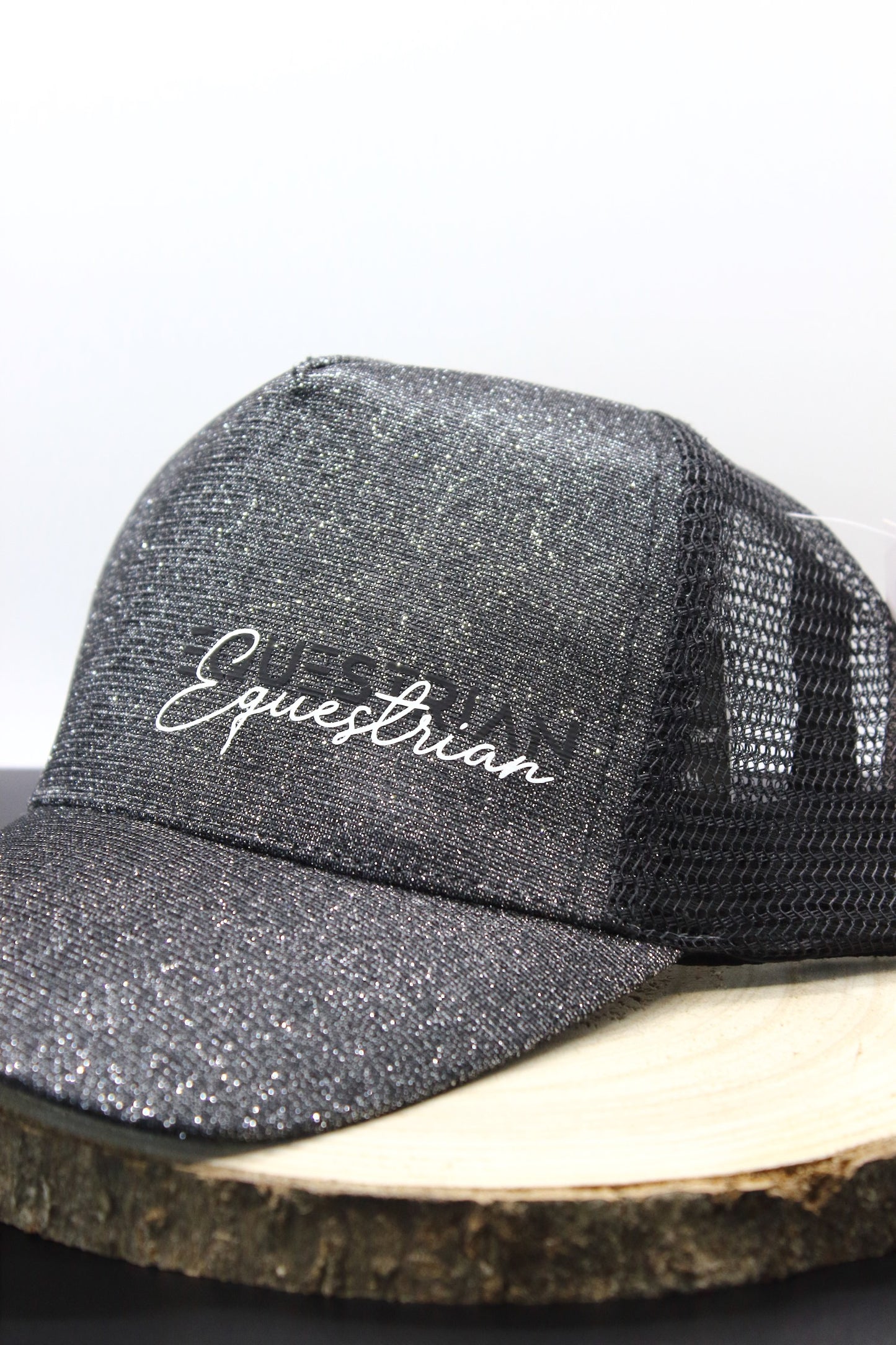 Glitzer Cap "Equestrian", Cappy für Pferdemädchen