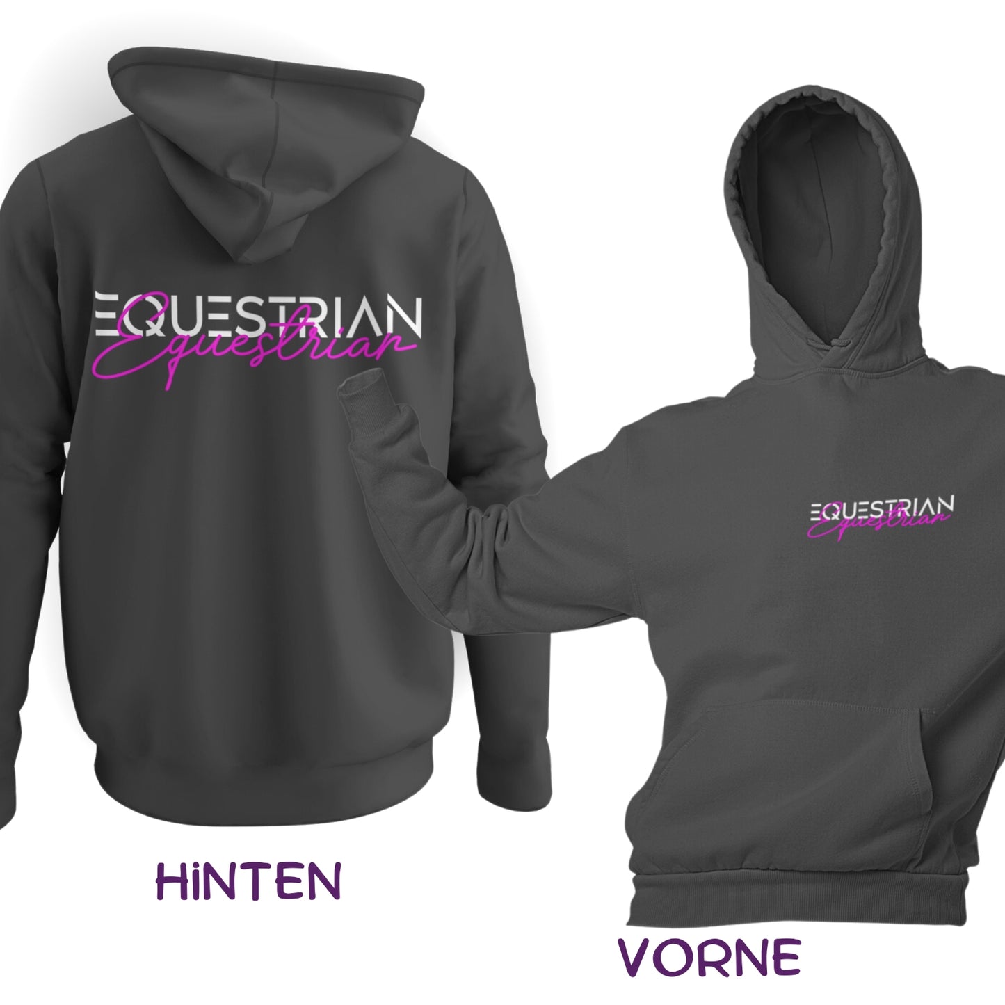 Unisex Hoodie Reiter, Reitbekleidung 'Equestrian'