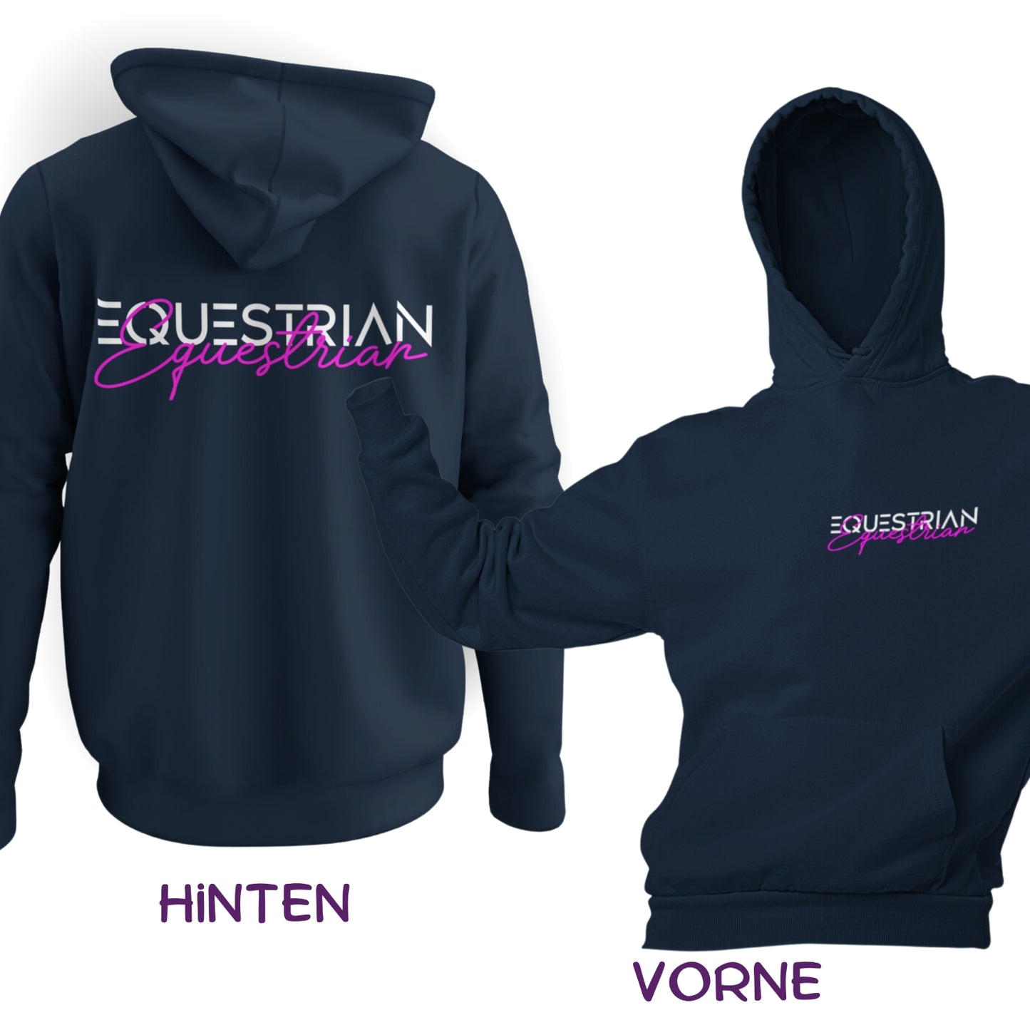 Unisex Hoodie Reiter, Reitbekleidung 'Equestrian'