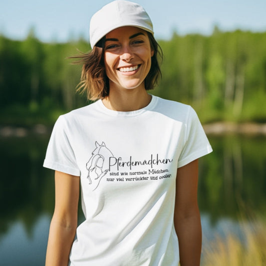 Damenshirt Pferdemädchen