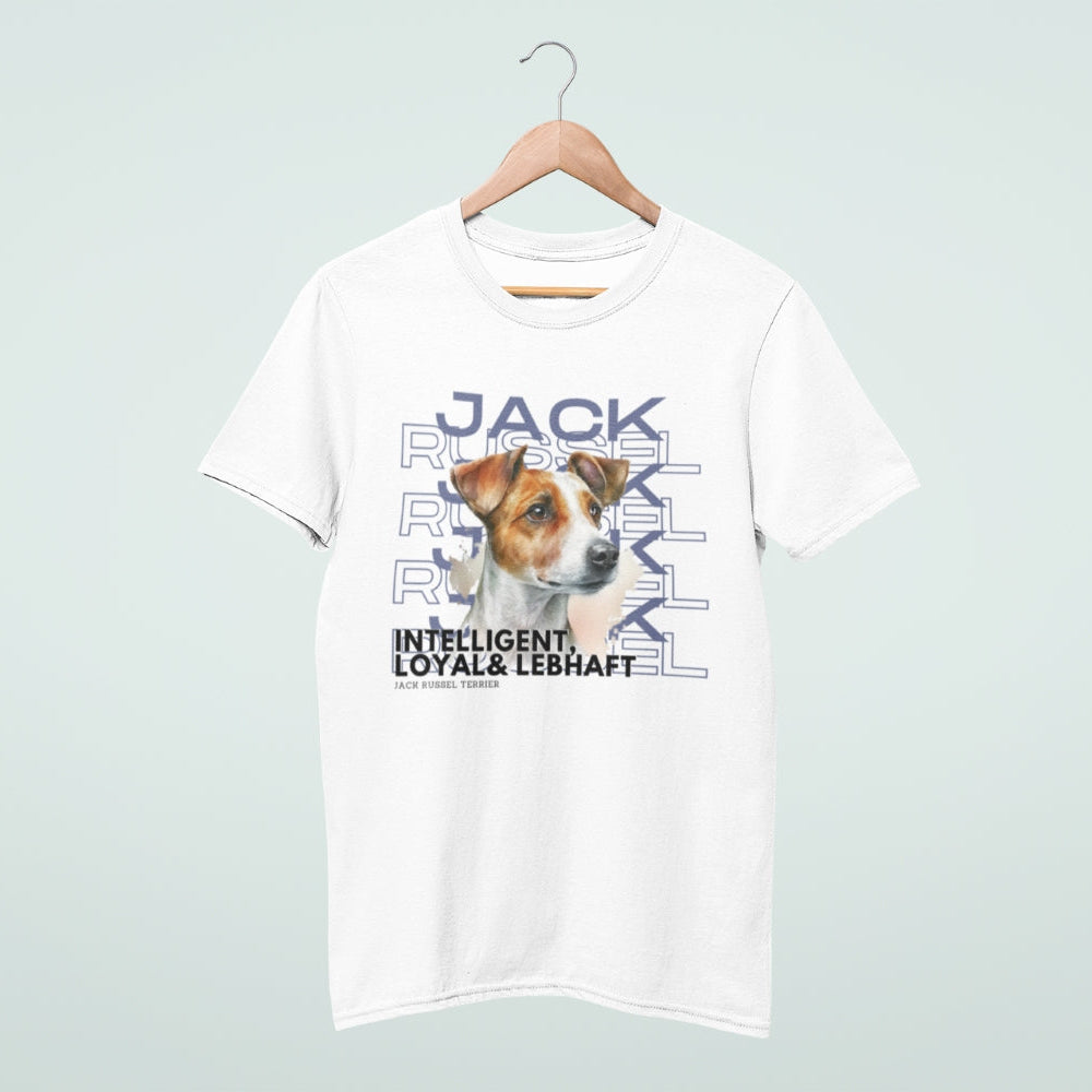 Unisex T-Shirt 'Jack Russell' im Rasseportrait